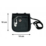 VIAGGI Travel Neck Pouch - Black